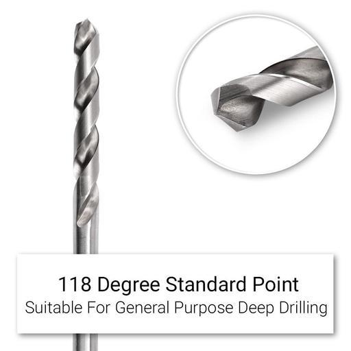 Morris Long Drill ET13400 13mm x 450mm Long Series HSS Twist Drill – image 3