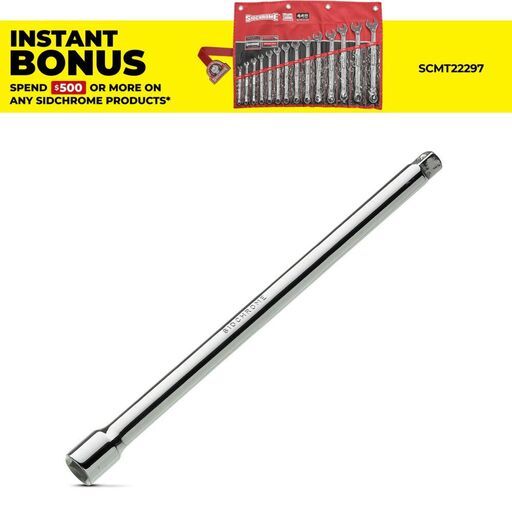 Sidchrome SCMT13917 3/8" Drive 250mm Socket Extension