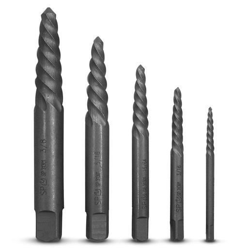 SP Tools SP31301 5pce Spiral Screw Extractor Set