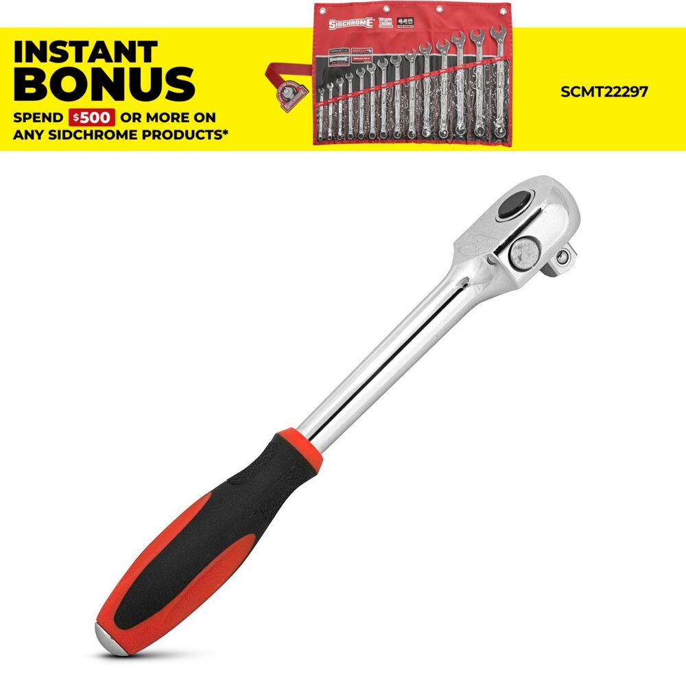Sidchrome SCMT14906 1/2" Drive 250mm Reversible Ratchet – image 1