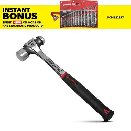 Sidchrome SCMT27442 680g Antivibe Ball Pein Hammer