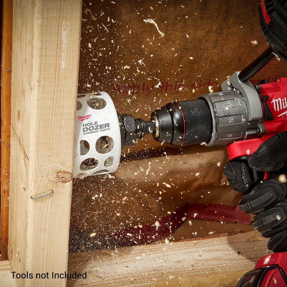 Milwaukee 49560722 54mm (2-1/8") HOLE DOZER Carbide Teeth Bi-Metal Hole Saw – image 6
