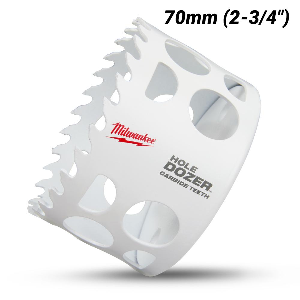 Milwaukee 49560731 70mm (2-3/4") HOLE DOZER Carbide Teeth Bi-Metal Hole Saw – image 2