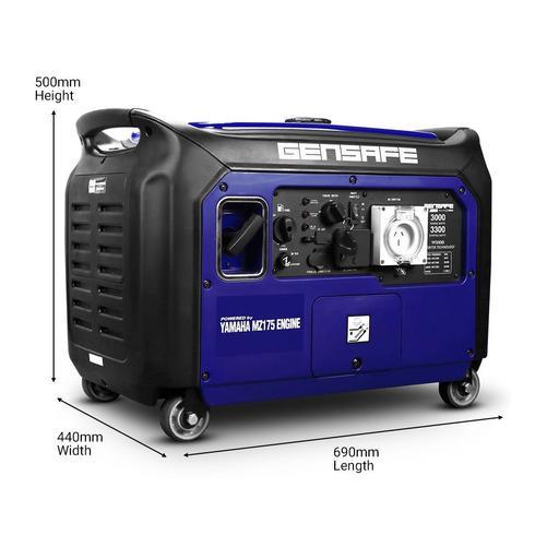 Gensafe GYF3300 3kW YAMAHA-MZ175 Electric Start Inverter Generator – image 7