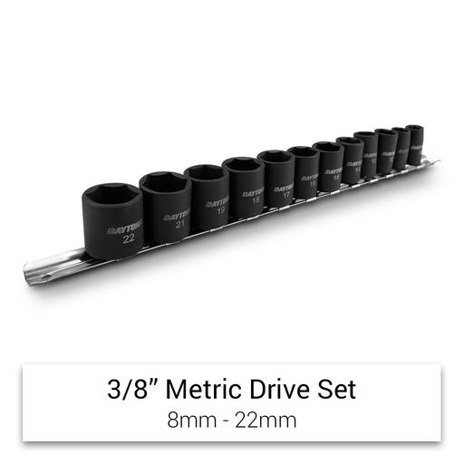 Daytona D12MIS 12pce 3/8" Drive 8-22mm Metric Impact Socket Set – image 2