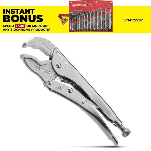 Sidchrome SCMT28416 250mm (10") Versa Jaw Locking Pliers