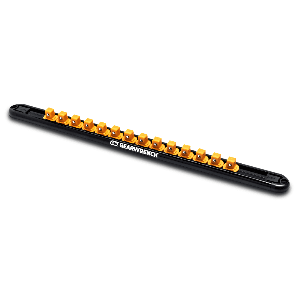 GEARWRENCH 83127 3/8" Drive Magnetic Socket Rail Includes 14 Clips – image 1