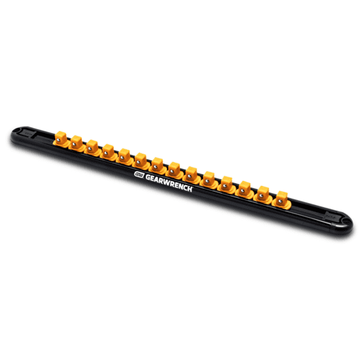 GEARWRENCH 83127 3/8" Drive Magnetic Socket Rail Includes 14 Clips