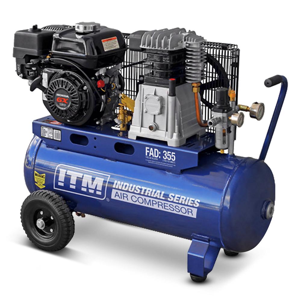 ITM TM352-55060 60L 5.5HP Honda Powered Belt Driven Petrol Air Compressor – image 1