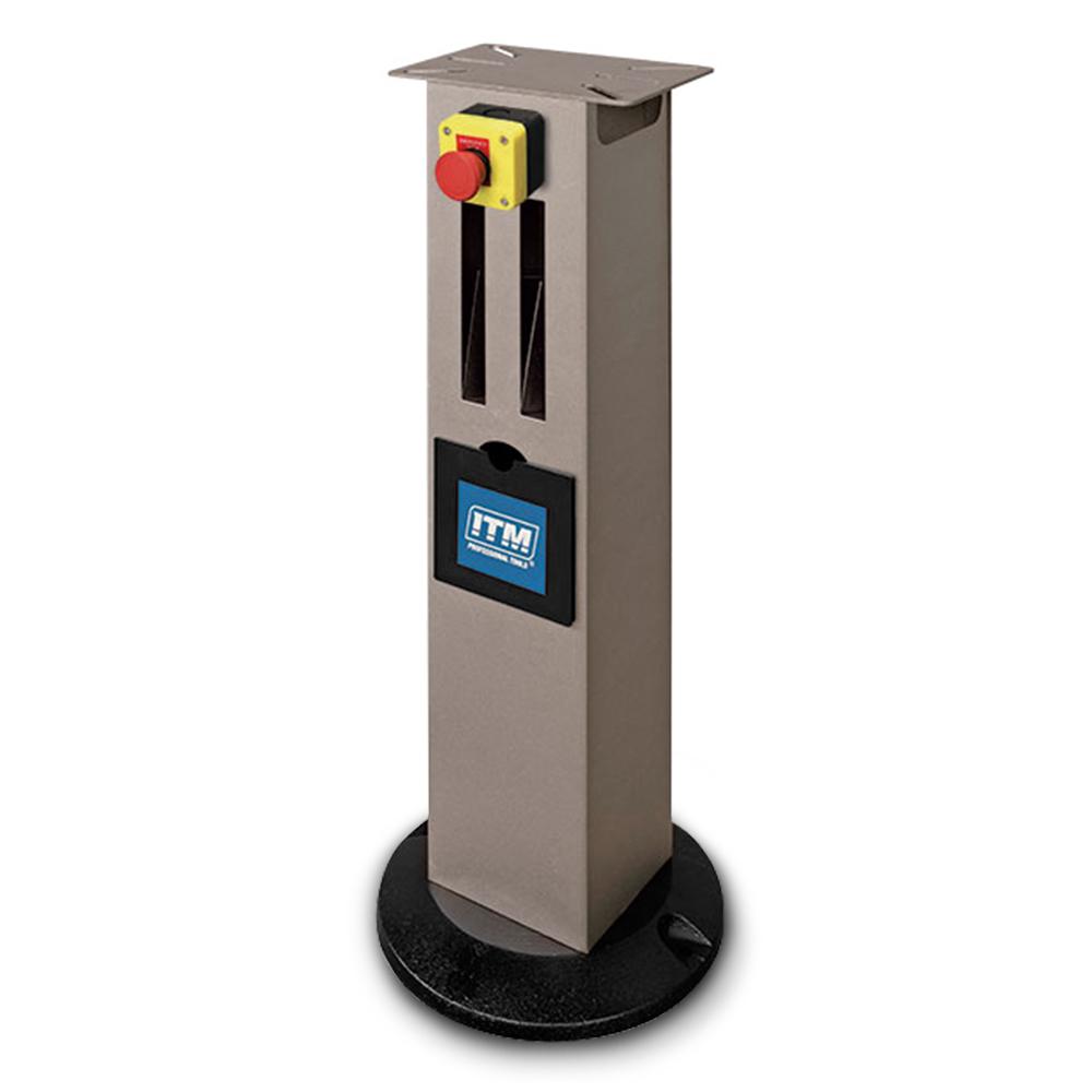 ITM TM403014 Premium Bench Grinder Stand with NVR Safety Switch