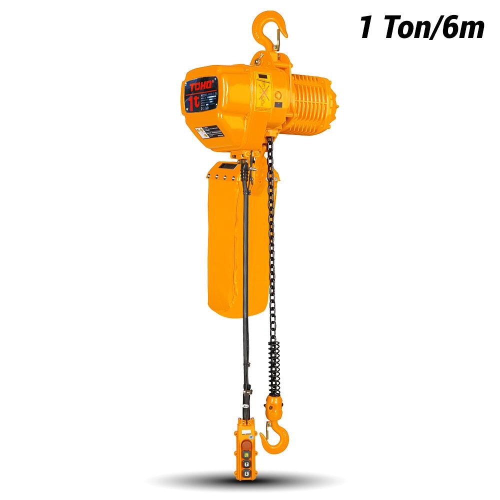 Toho TECH-3PH-2SP-0106 1 Ton 6m Three Phase 2 Speed Electric Chain Hoist – image 1