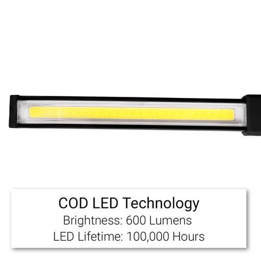 Daytona DWL5W 5W COB LED 600Lm Rechargeable Work Light With Magnetic Swivel Base – image 5