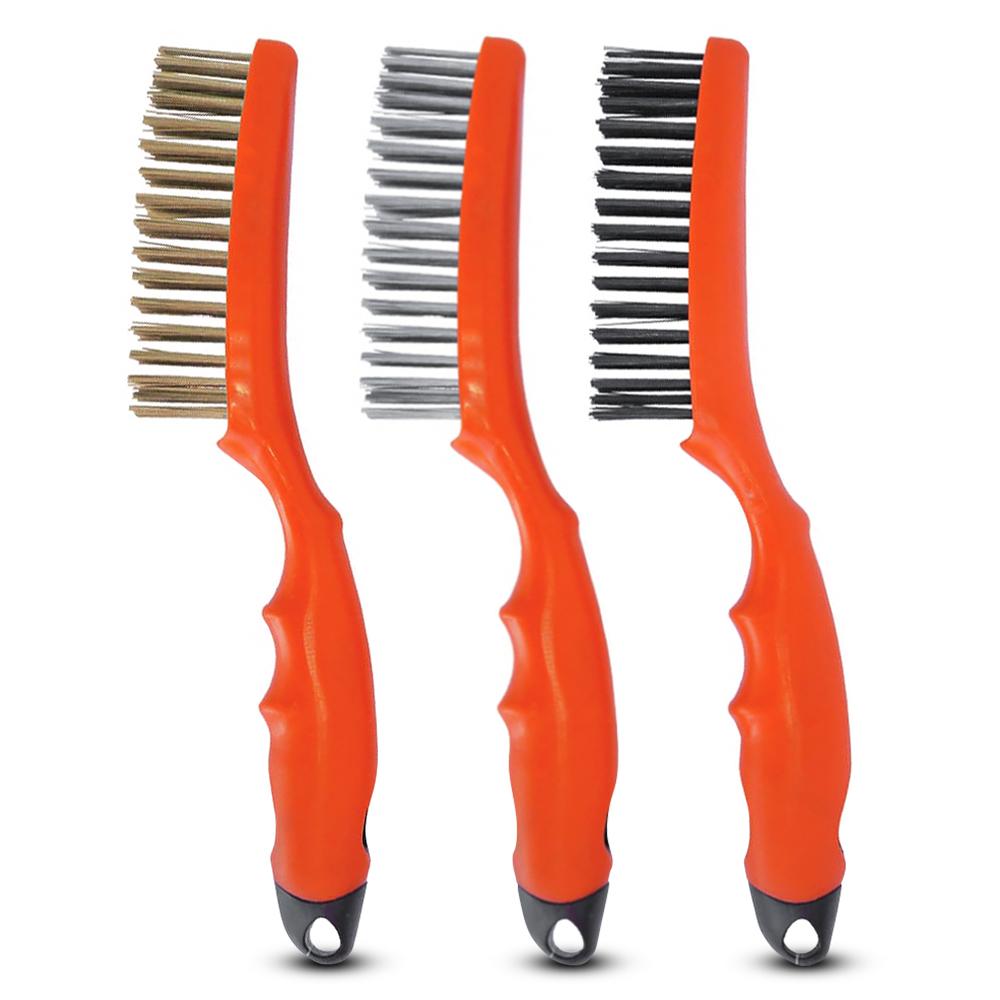 SP Tools SP30892 3pce 254mm Wire Brush Set – image 1