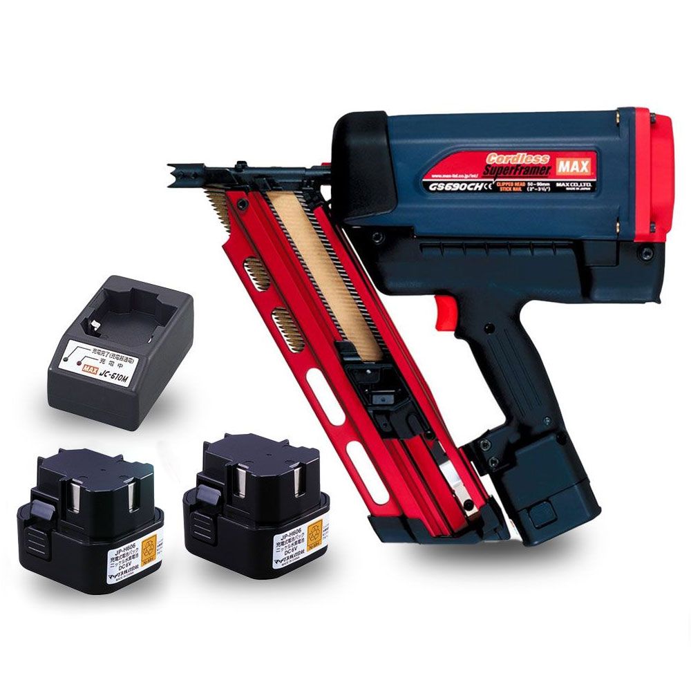 MAX GS690CH-34 34˚ Cordless Gas Framing Nailer - MADE IN JAPAN – image 1