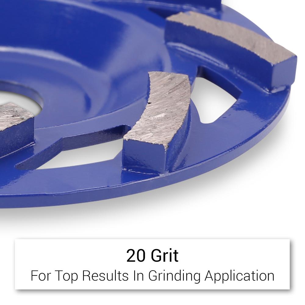 Xtorque XGCS122 125mm (5”) 20 Grit Diamond Cup Wheel – image 4