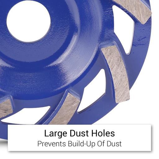 Xtorque XGCS122 125mm (5”) 20 Grit Diamond Cup Wheel – image 5