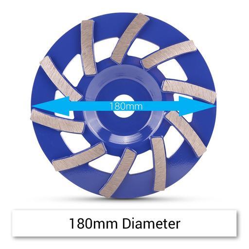 Xtorque XGCS182 180mm (7”) 20 Grit  Diamond Cup Wheel – image 3