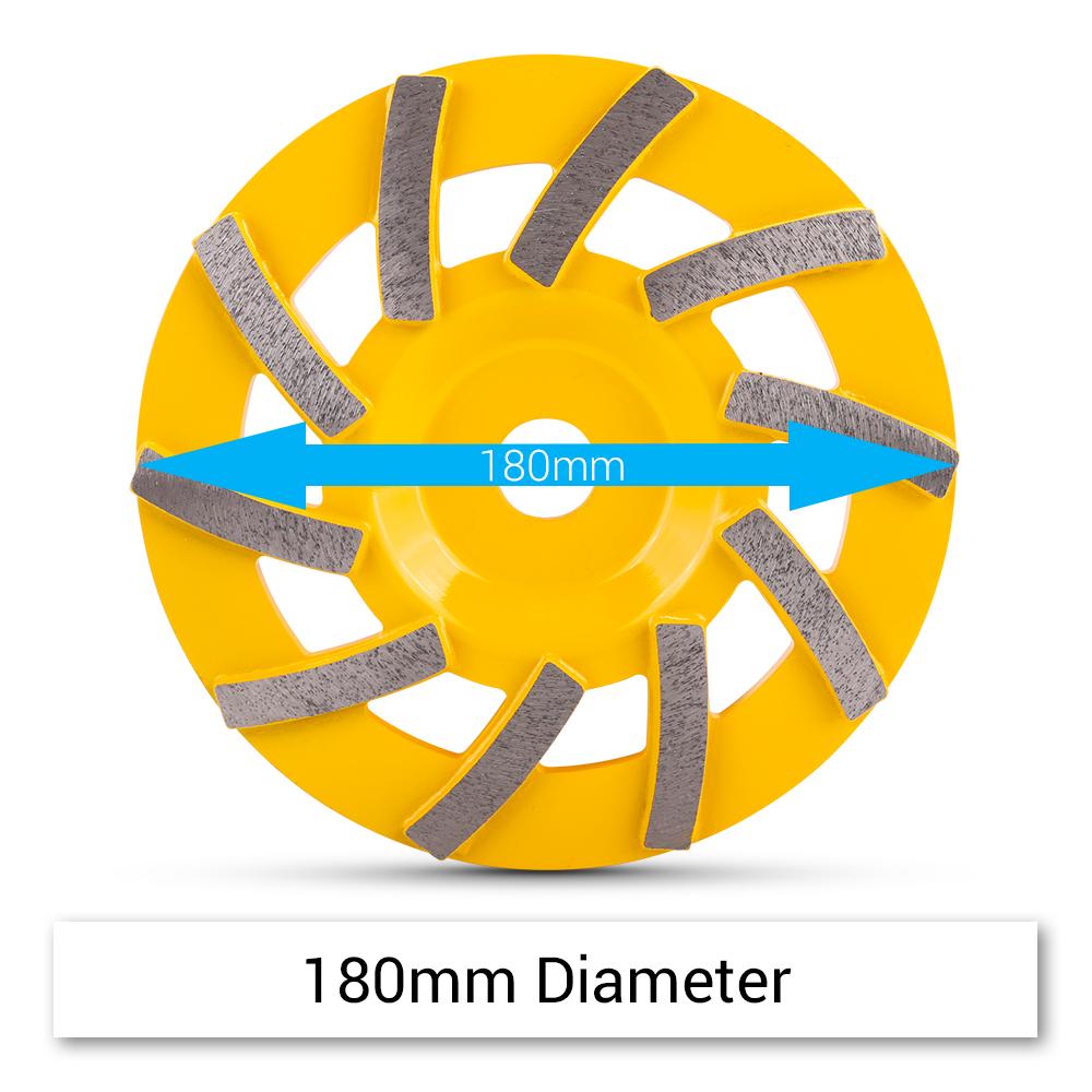 Xtorque XGCH188 180mm (7”) 80 Grit  Diamond Cup Wheel – image 3