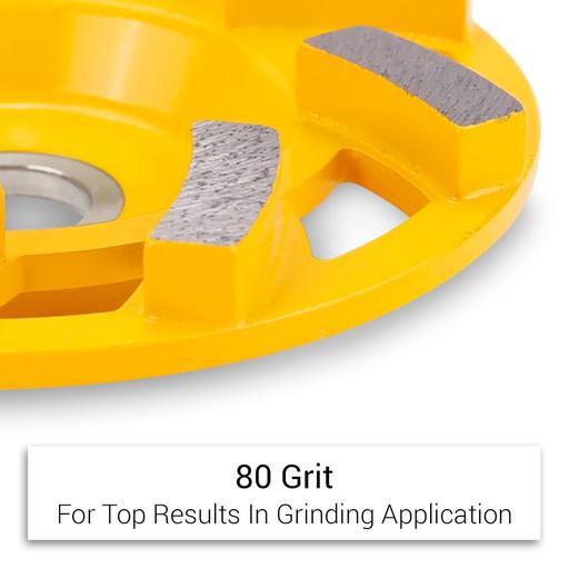 Xtorque XGCH108 100mm(4”) #80 Grit Diamond Cup Wheel – image 4