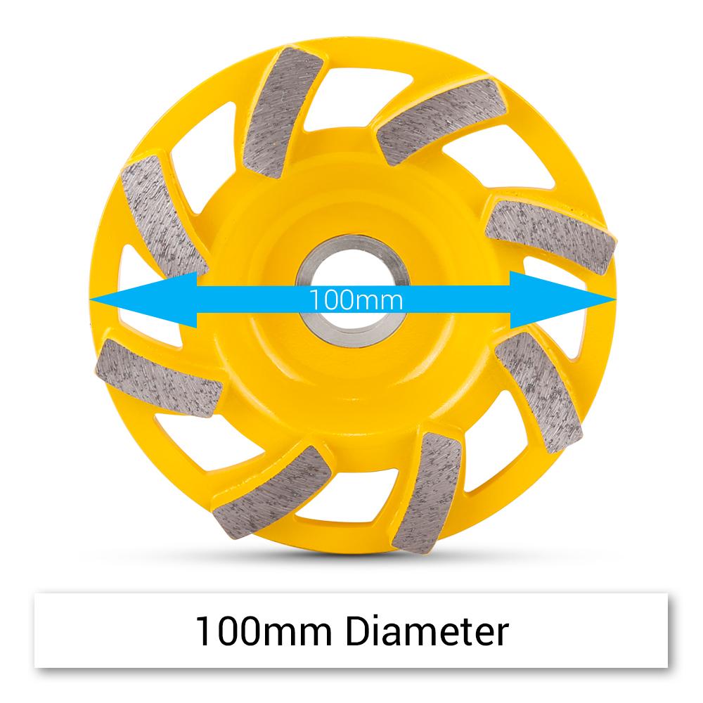 Xtorque XGCH108 100mm(4”) #80 Grit Diamond Cup Wheel – image 3