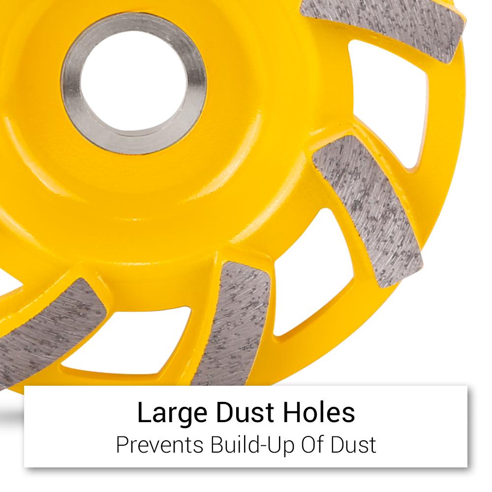 Xtorque XGCH108 100mm(4”) #80 Grit Diamond Cup Wheel – image 5