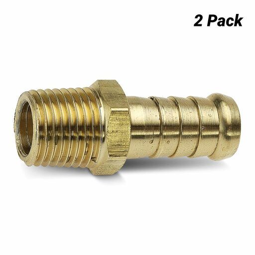 Jamec-Pem 28.1207BL 2-Pack 5/16" Hose x 1/4" Male Tailpiece