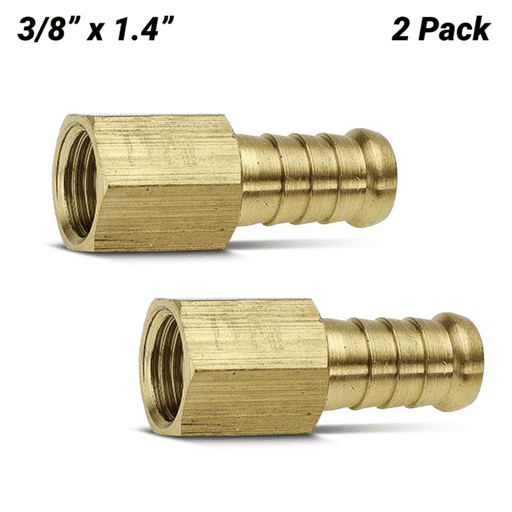 Jamec-Pem 29.1258BL 2-Pack 3/8" Hose x 1/4" Female Tailpiece