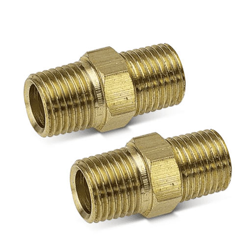 Jamec-Pem 39.1503BL 2-Pack 3/8" x 1/4" BSP Male Hex Nipple – image 2