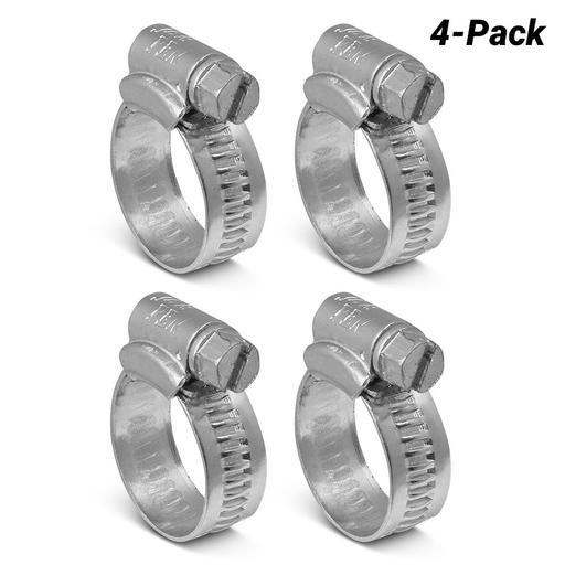 Jamec-Pem 52.1902BL 4-Pack 11mm - 16mm Worm Drive Hose Clamp