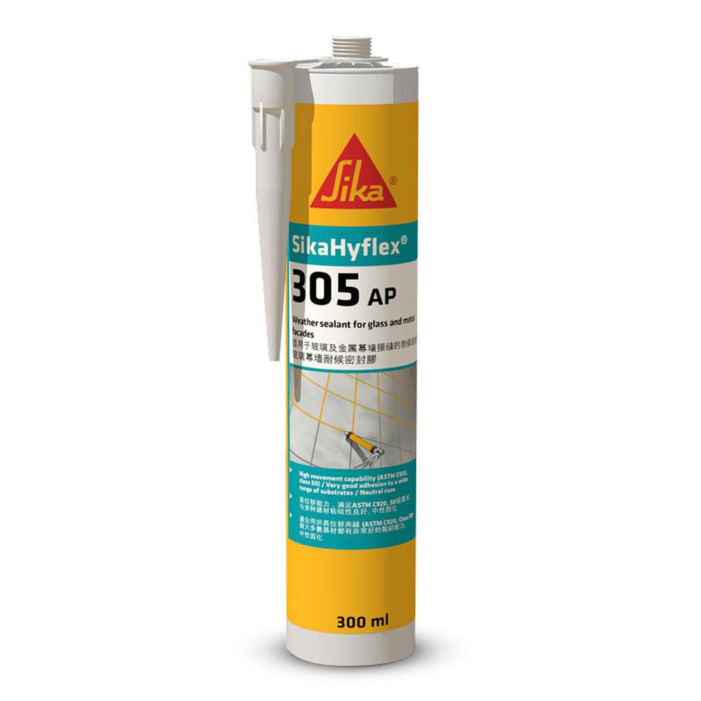 Sika 551003 300ml SikaHyflex 305 AP Weather Black Silicone Sealant