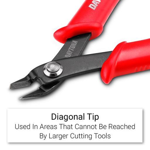 Daytona D5MSPL 130mm (5") Diagonal Cut Pliers For Electronic & Sheet Metal – image 4