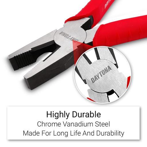 Daytona D9LINP 225mm (8") High Leverage Linesman Pliers – image 5
