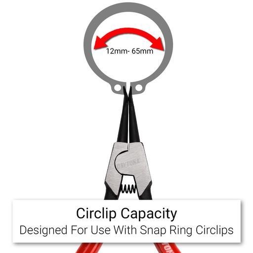 Daytona DBNP2 170mm (6") 90° Angled Tip External Circlip Pliers – image 7