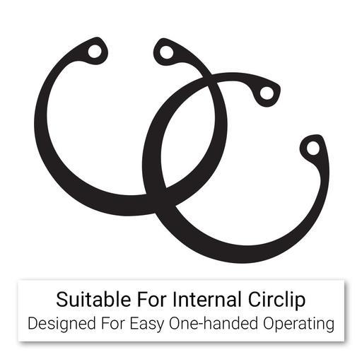 Daytona DBTP1 133mm (5-1/4") 90° Angled Tip Internal Circlip Pliers – image 8