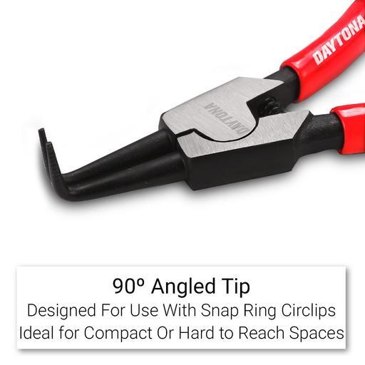 Daytona DBTP2 170mm (6") 90° Angled Tip Internal Circlip Pliers – image 4