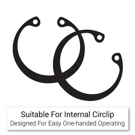 Daytona DBTP2 170mm (6") 90° Angled Tip Internal Circlip Pliers – image 8