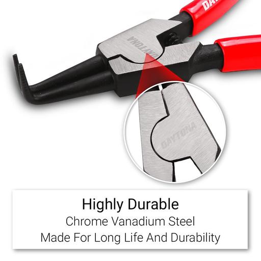 Daytona DBTP3 240mm (9") 90° Angled Tip Internal Circlip Pliers – image 5