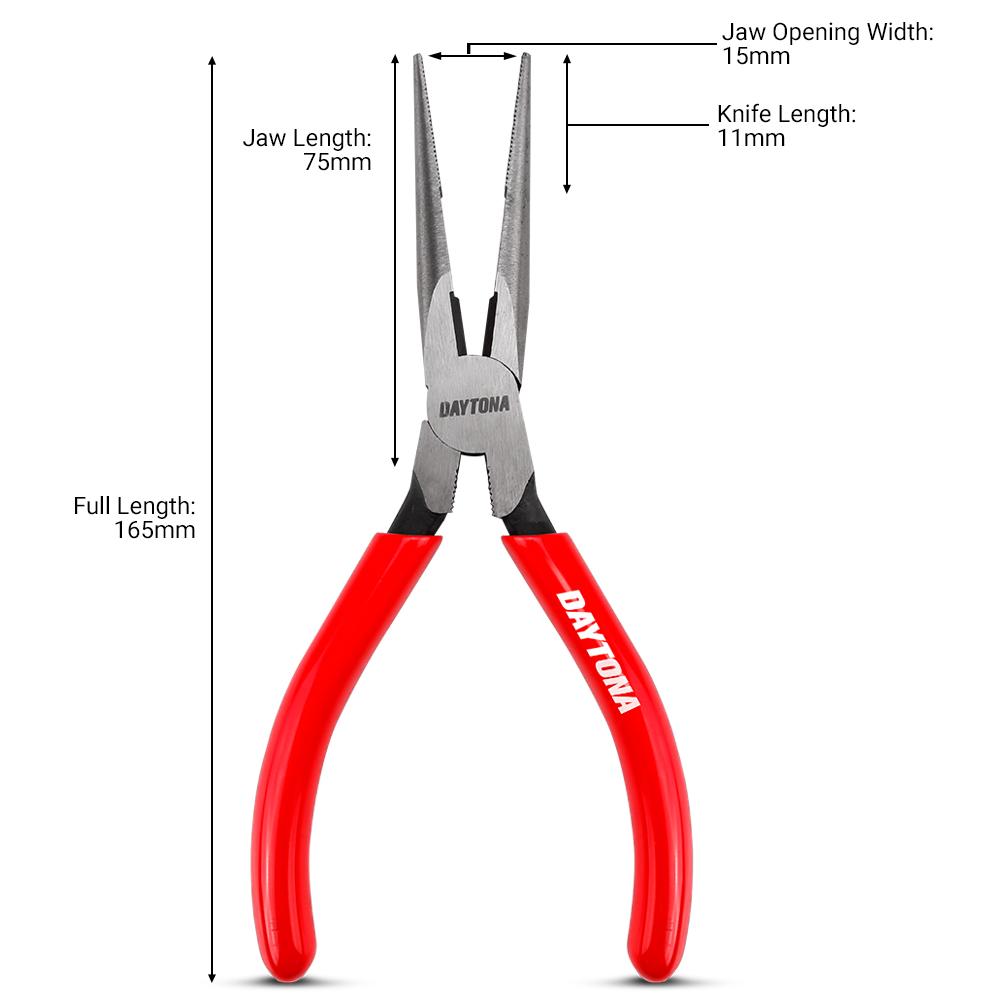 Daytona DLNP6 165mm (6-1/2") Long Nose Pliers – image 3