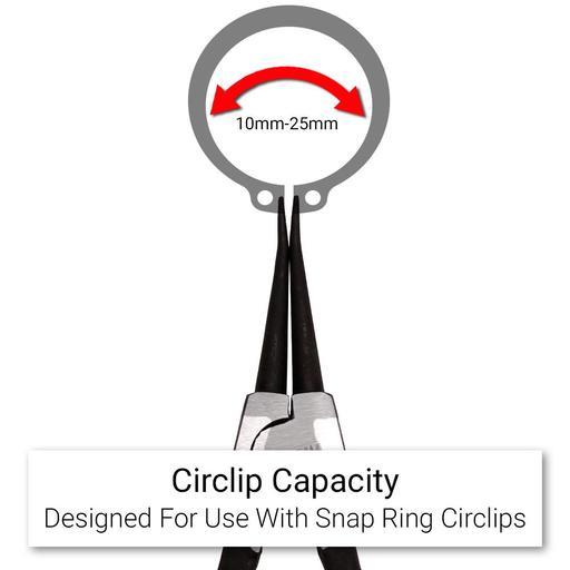 Daytona DSTPLI1 150mm (5") Straight Tip External Circlip Pliers – image 7