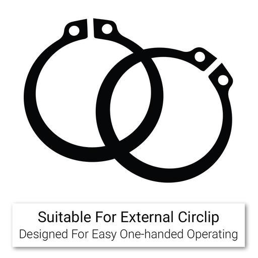 Daytona DSTPLI1 150mm (5") Straight Tip External Circlip Pliers – image 8