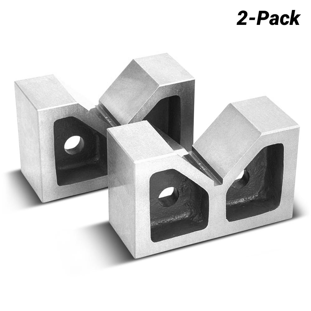 Groz GZ-03101 (VB/C/4) 2-Pack 56mm Cast Iron Vee Block – image 1