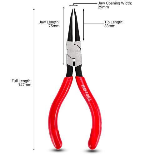 Daytona DPIST1 147mm (5-3/4") Straight Tip Internal Circlip Pliers – image 3