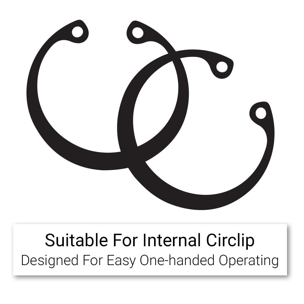 Daytona DPIST1 147mm (5-3/4") Straight Tip Internal Circlip Pliers – image 8