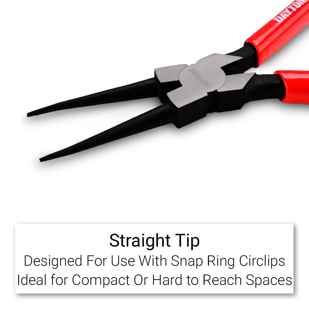 Daytona DPIST2 180mm (7") Straight Tip Internal Circlip Pliers – image 4