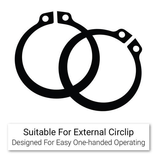 Daytona DBNP1 133mm (5-1/4") 90° Angled Tip  External Circlip Pliers – image 8