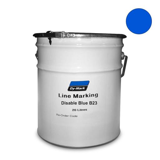 Dy-Mark 41012003 20L Line Marking Paint Solvent Based Durable Line Marking Paint - Blue