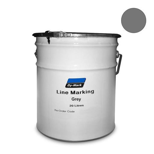 Dy-Mark 41012013 20L Line Marking Paint Solvent Based Durable Line Marking Paint - Grey