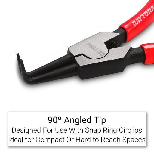 Daytona DPLK4P 4pce 32-80mm Straight & 90° Angled Circlip Snap Ring Plier Set – image 27