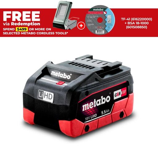 Metabo 5.5 LiHD (625368000) 18V 5.5Ah Li-ion Battery