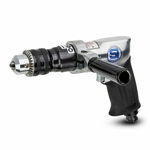 Shinano SI-5200A Pneumatic 1/2" Geared Pistol Grip Drill